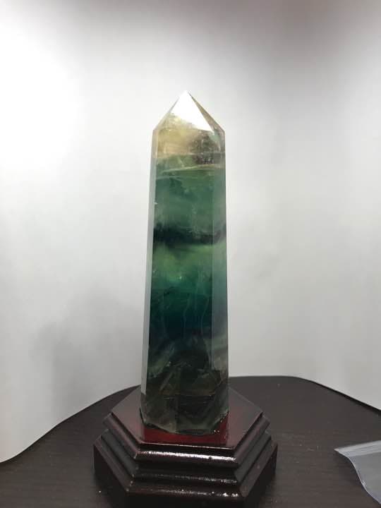 フローライト 六角柱 フローライト 六角柱[t594-3091]