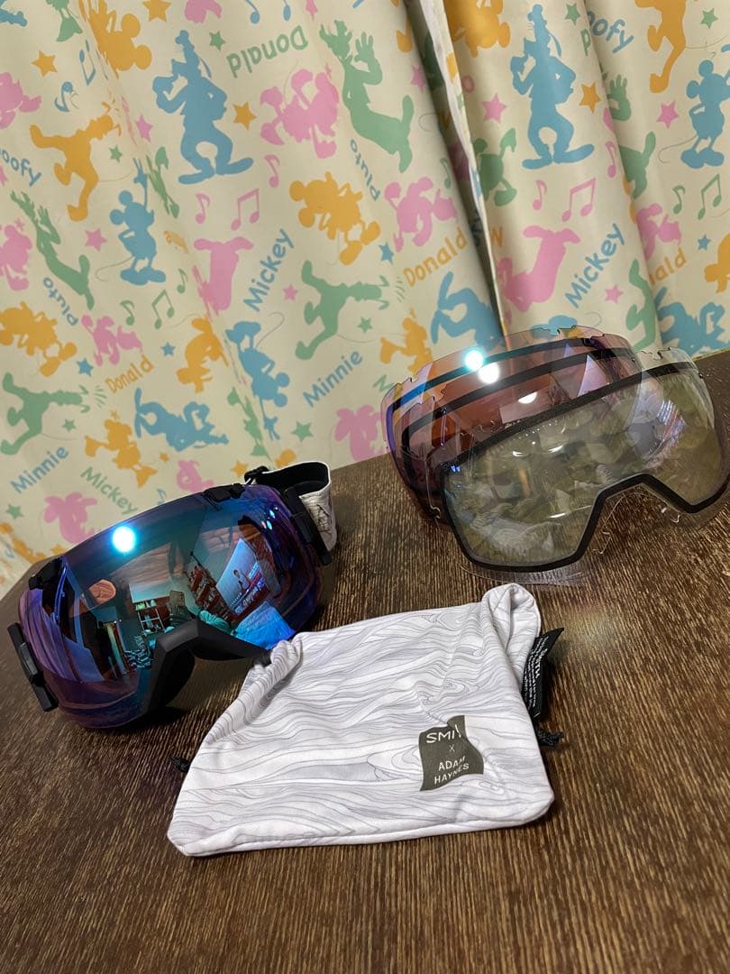 スノーボードゴーグル 交換可能レンズ付き白熊さま専用］MessyWeekend
