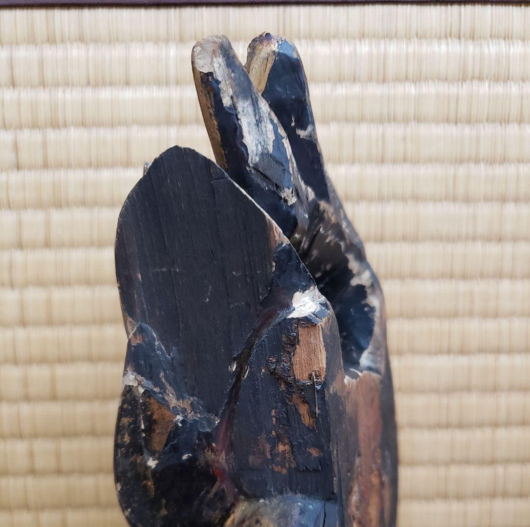 No197 古い獅子の金箔木彫(仏教彫刻) 室町・江戸期 - メルカリ