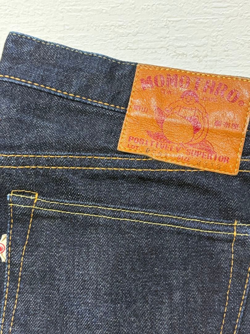 Y*U様 桃太郎ジーンズ/ 15.7oz ヴィンテージレーベル 特濃W33 股下