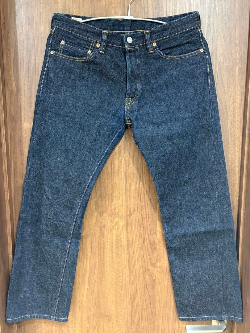Y*U様 桃太郎ジーンズ/ 15.7oz ヴィンテージレーベル 特濃W33 股下