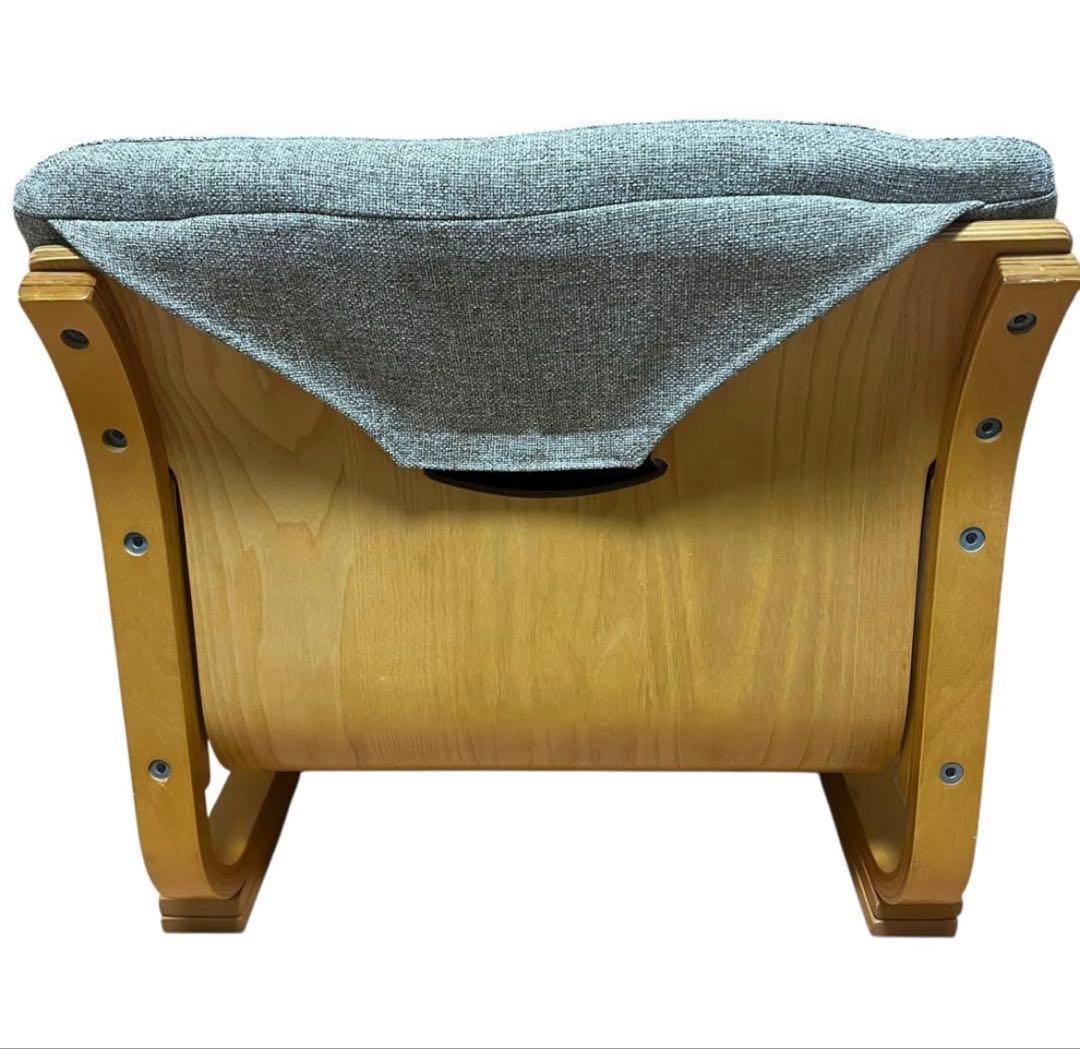 通販生活 楽座椅子 クッション付き 新日本木工 木製