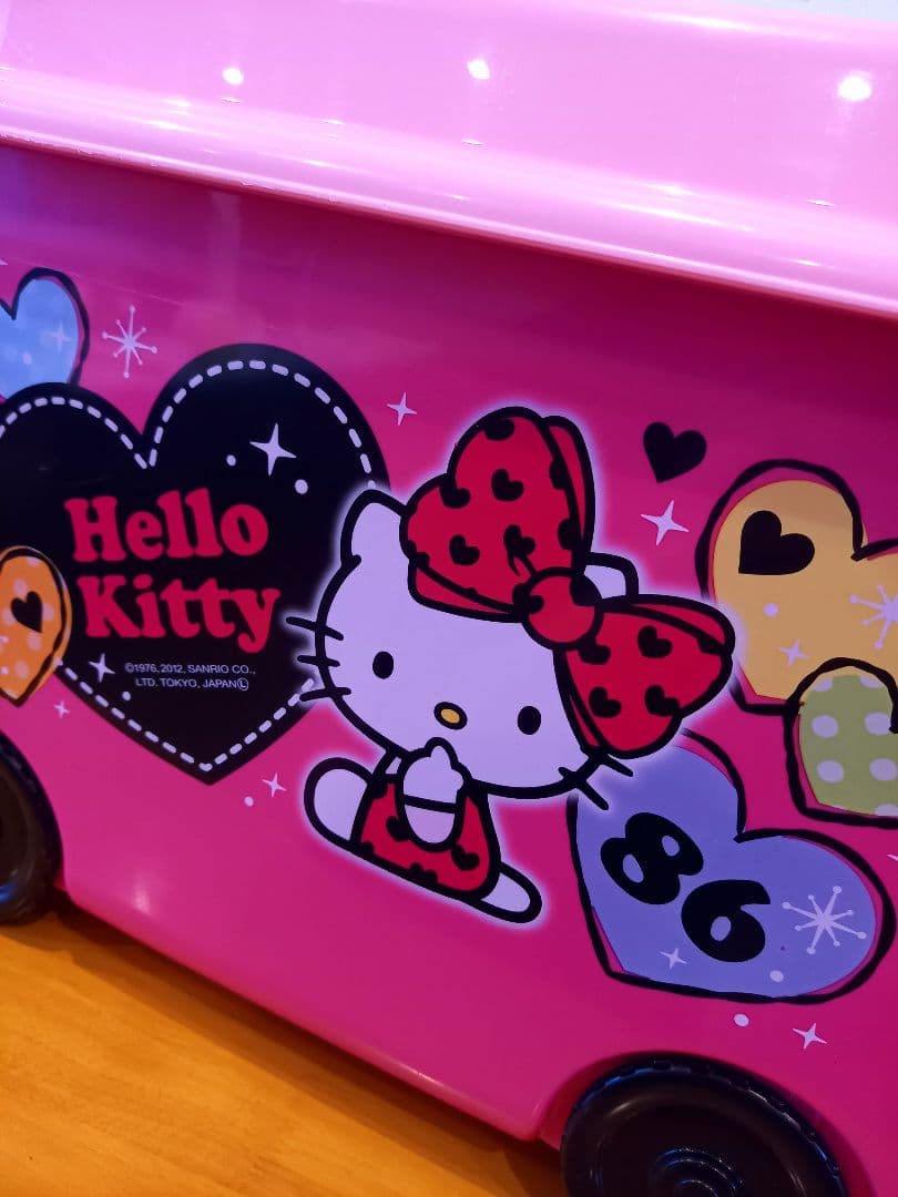 ハローキティ 収納ボックス おもちゃ箱 キャスター付き サンリオ 希少