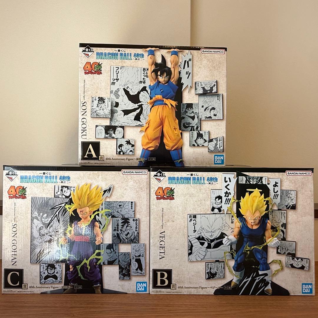 新品 ドラゴンボール 一番くじ 40th 〜其之ニ〜 A賞 B賞 C賞 セット 一番くじ DRAGON BALL 40th ～其之二～｜一番くじ倶楽部｜BANDAI