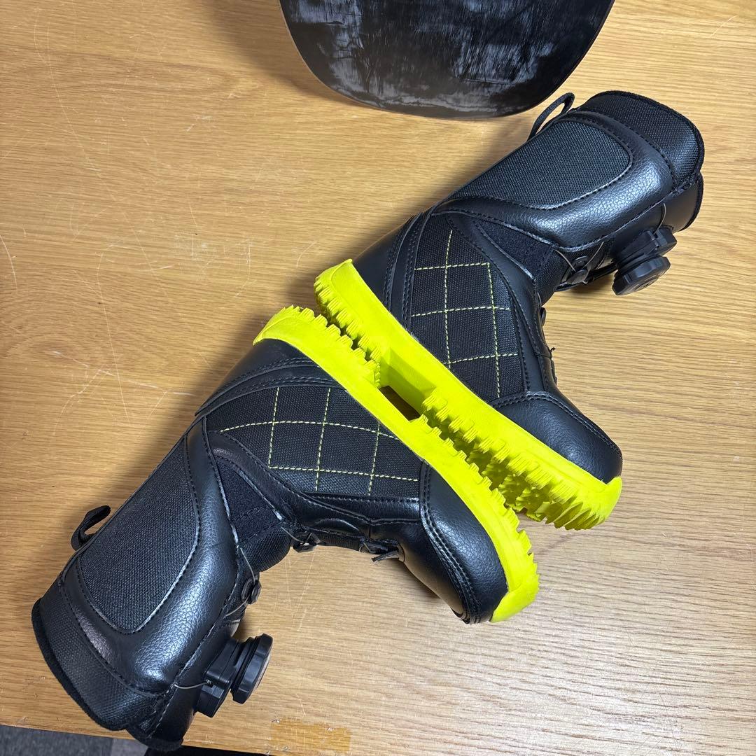 美品 キッズ 子供 スノーボードセット 18cm 90cm ワイヤー