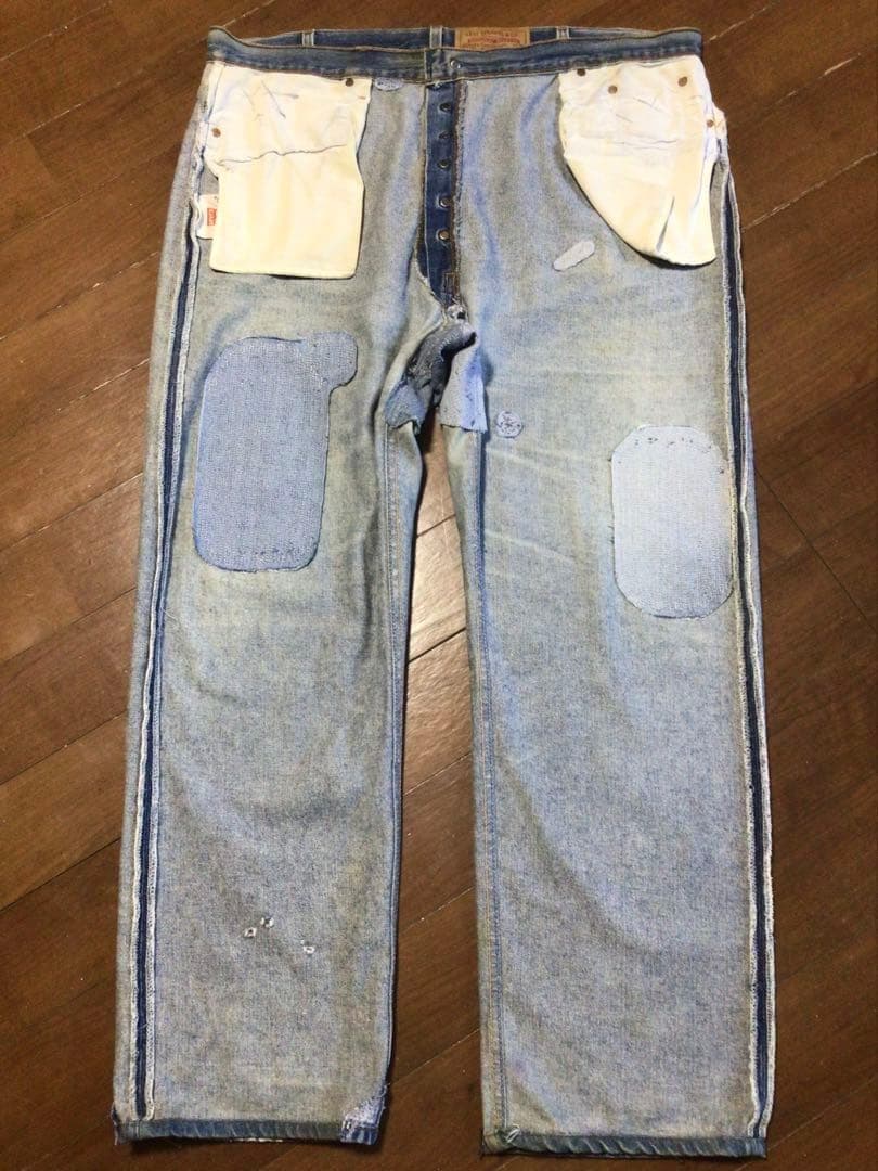◇94年USA製リーバイス501 W42 股下76cm グランジ デニム ファッション