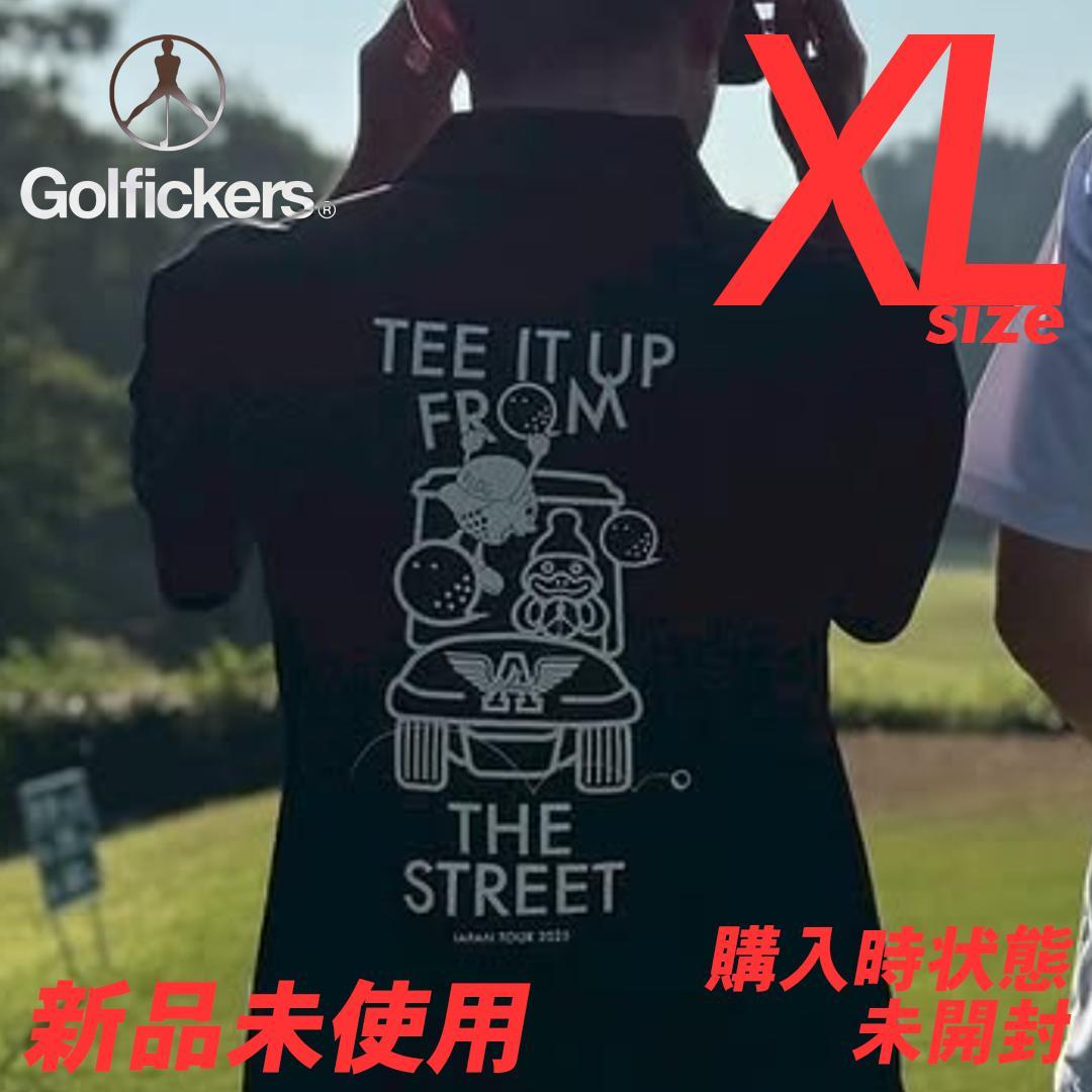 TEE it UP FROM THE STREET 限定ポロ ツアーコラボ 黒 TEE it UP FROM THE STREET 限定ポロ ツアーコラボ 黒