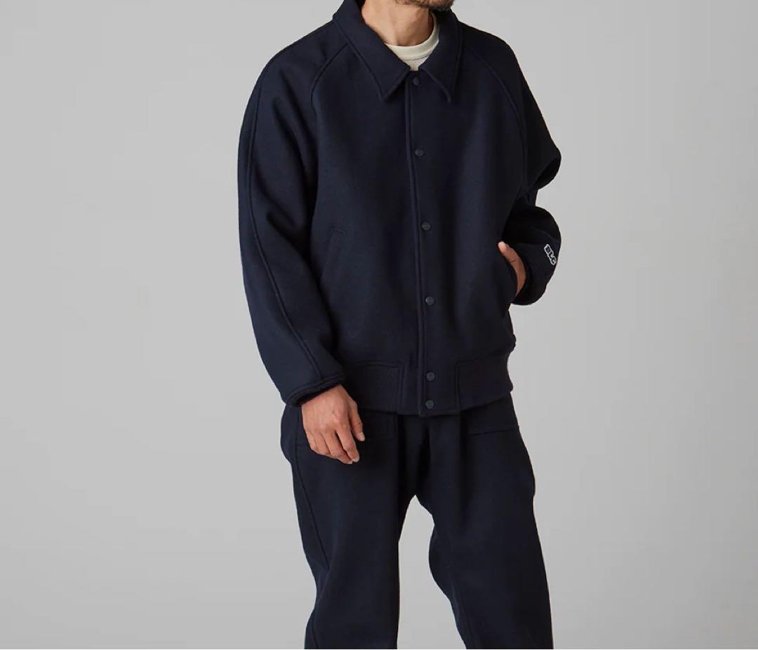 ブルコ HEAVY MELTON AWARD JACKET ブラック XL