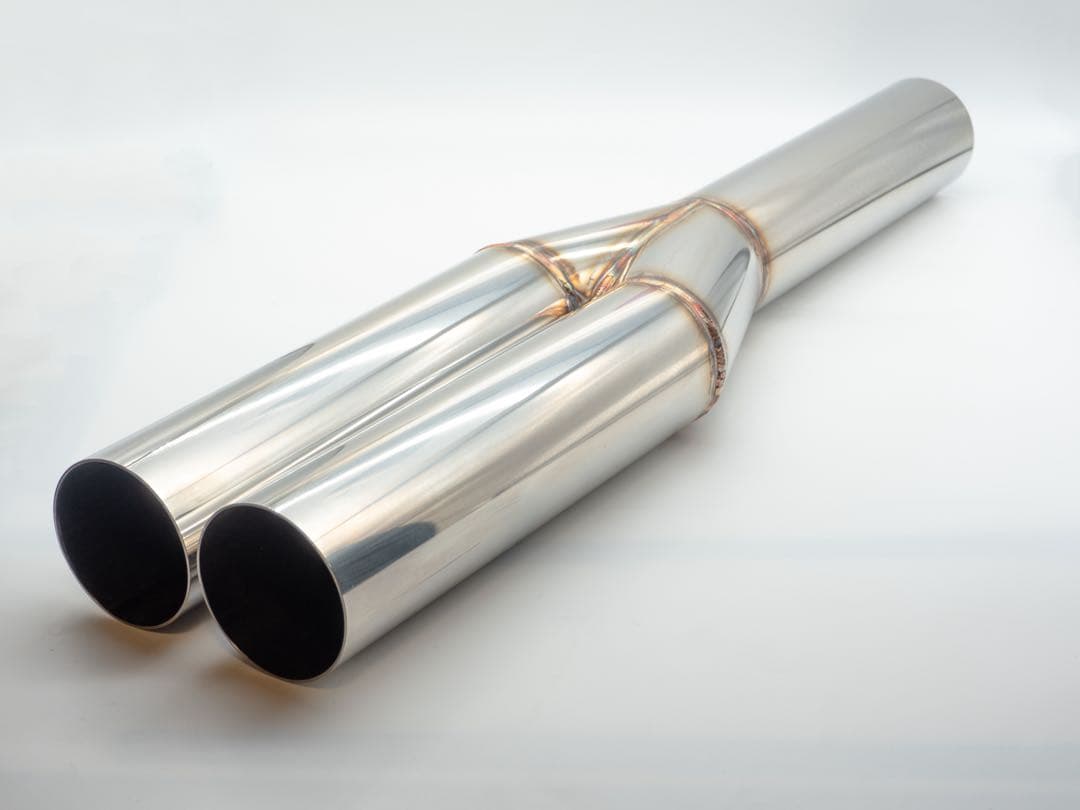 デュアルマフラー 70 汎用 ワンオフ マフラー フルステンレス - メルカリ