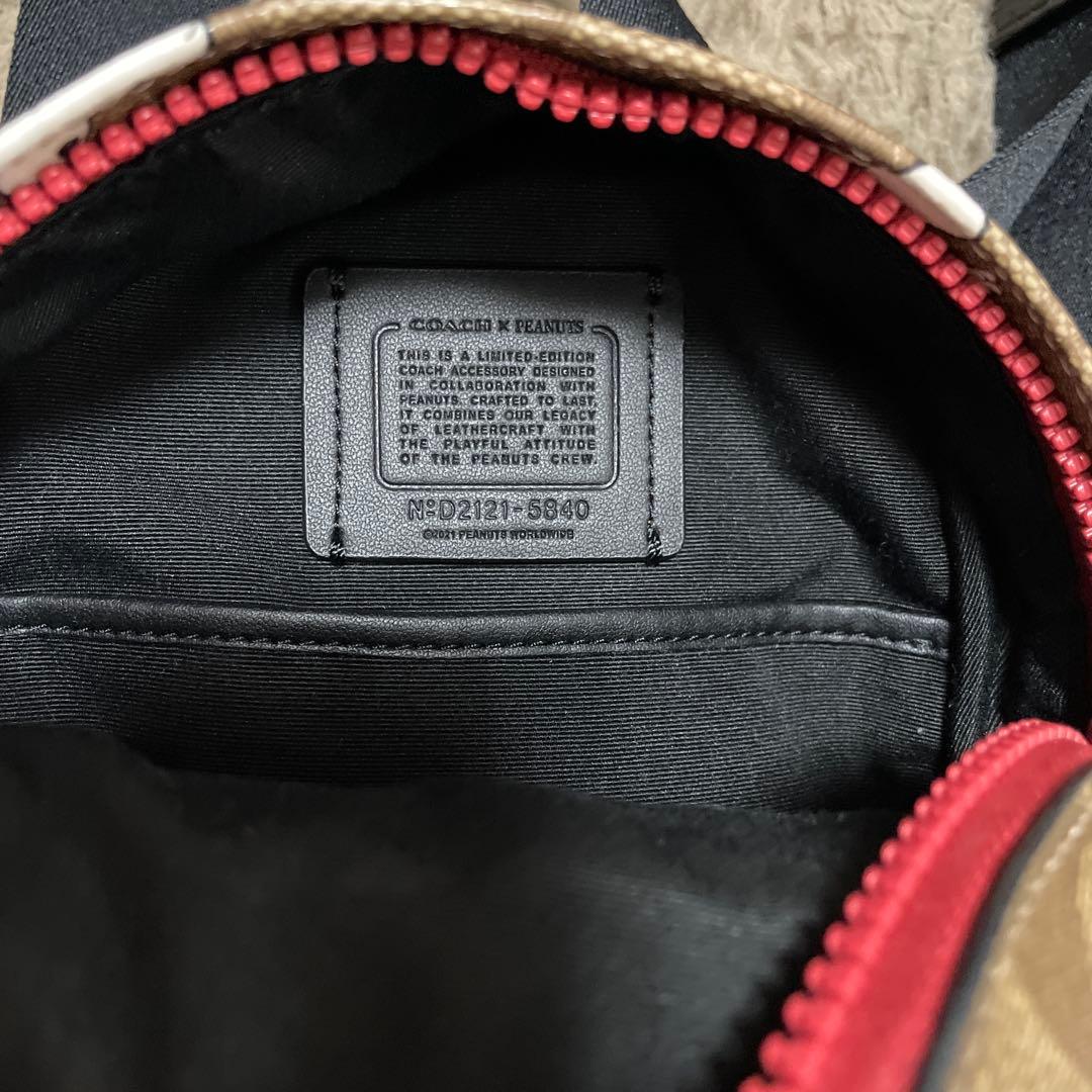 COACH × PEANUTS コーチ スヌーピー コラボ ボディバッグの通販はau