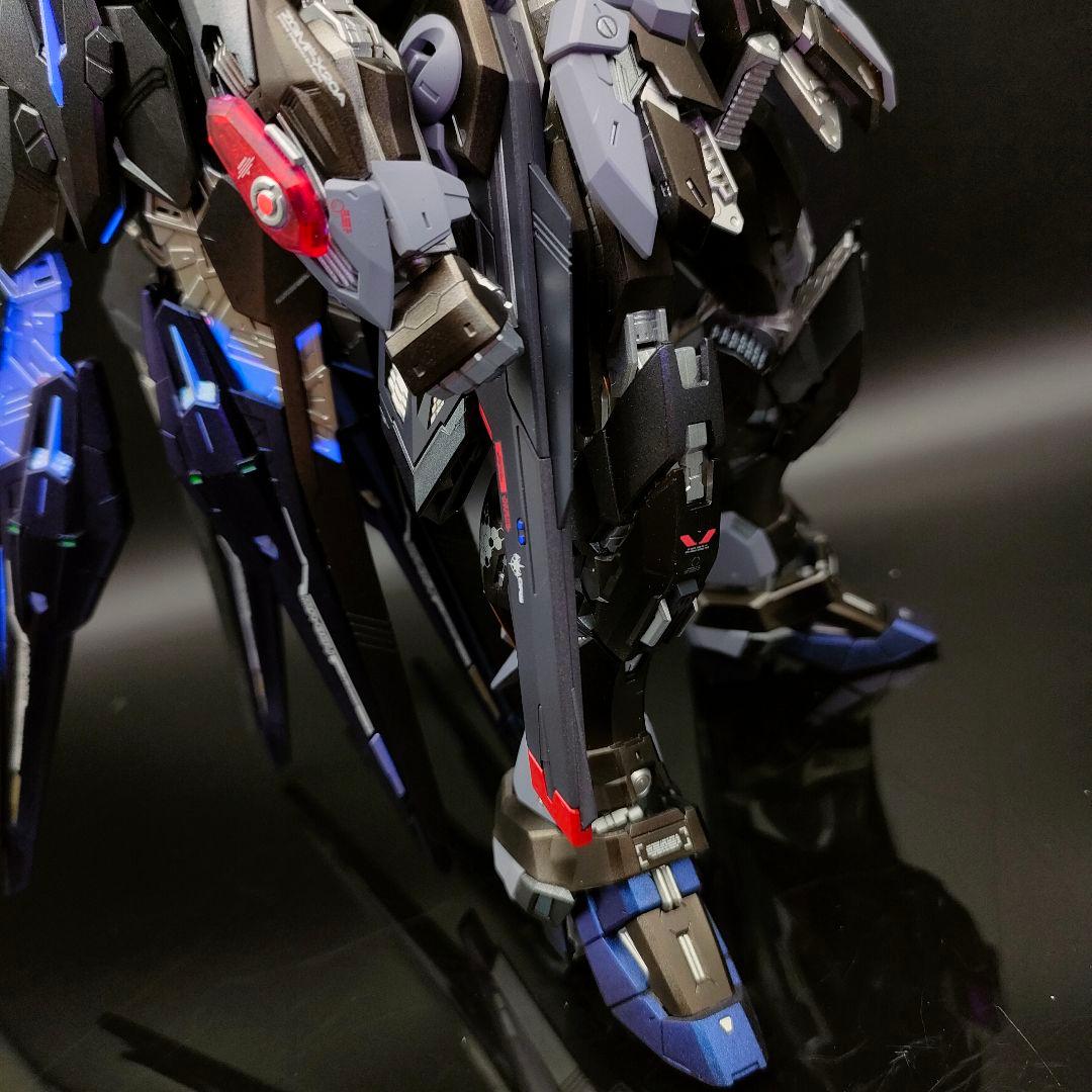 MGEX ストライクフリーダムガンダム ガンプラ 全塗装完成品 ブラック