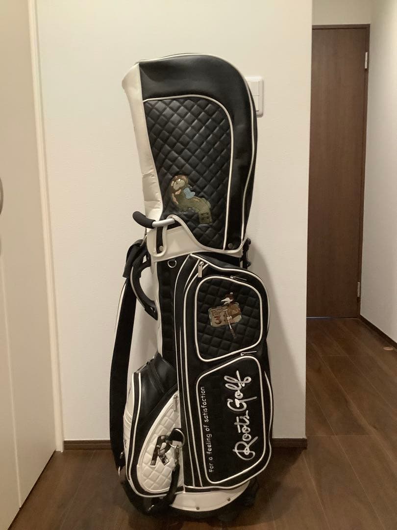 Roots Golf ルーツゴルフ　キャディバッグ ver4 ブラック ルーツストーリーキャディバッグVer.4｜ルーツゴルフ・オフィシャル
