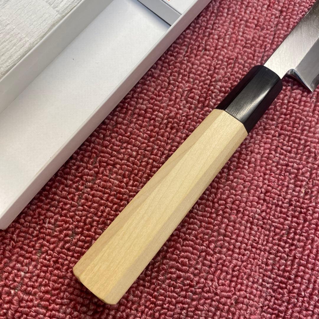 銀三先丸柳刃包丁240㎜8寸