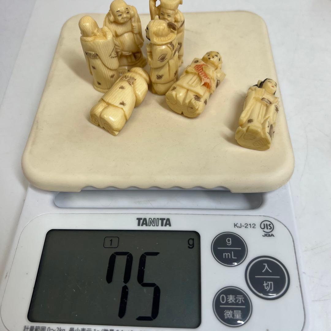 極上 七福神 共箱 75g 東K8-0111☆2F タサチ