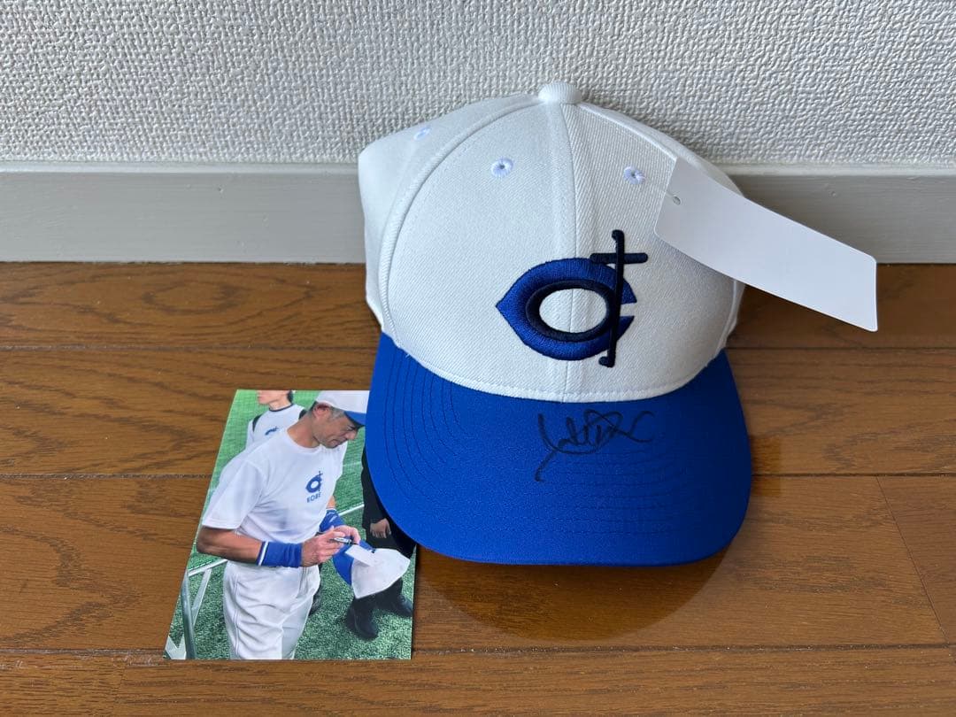 神戸智辯 イチロー 直筆サインキャップ KOBE CHIBEN 選抜 野球殿堂