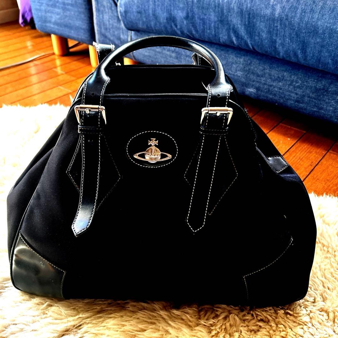 Vivian Westwood ハンドバッグ 黒 日本限定】EXECUTIVE YASMINE ハンドバッグ(ブラック)（メンズ