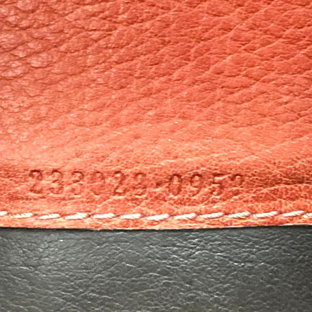 GUCCI グッチ GGキャンバス 長財布 シボレザー 極美品 0109-⑤ - 小物
