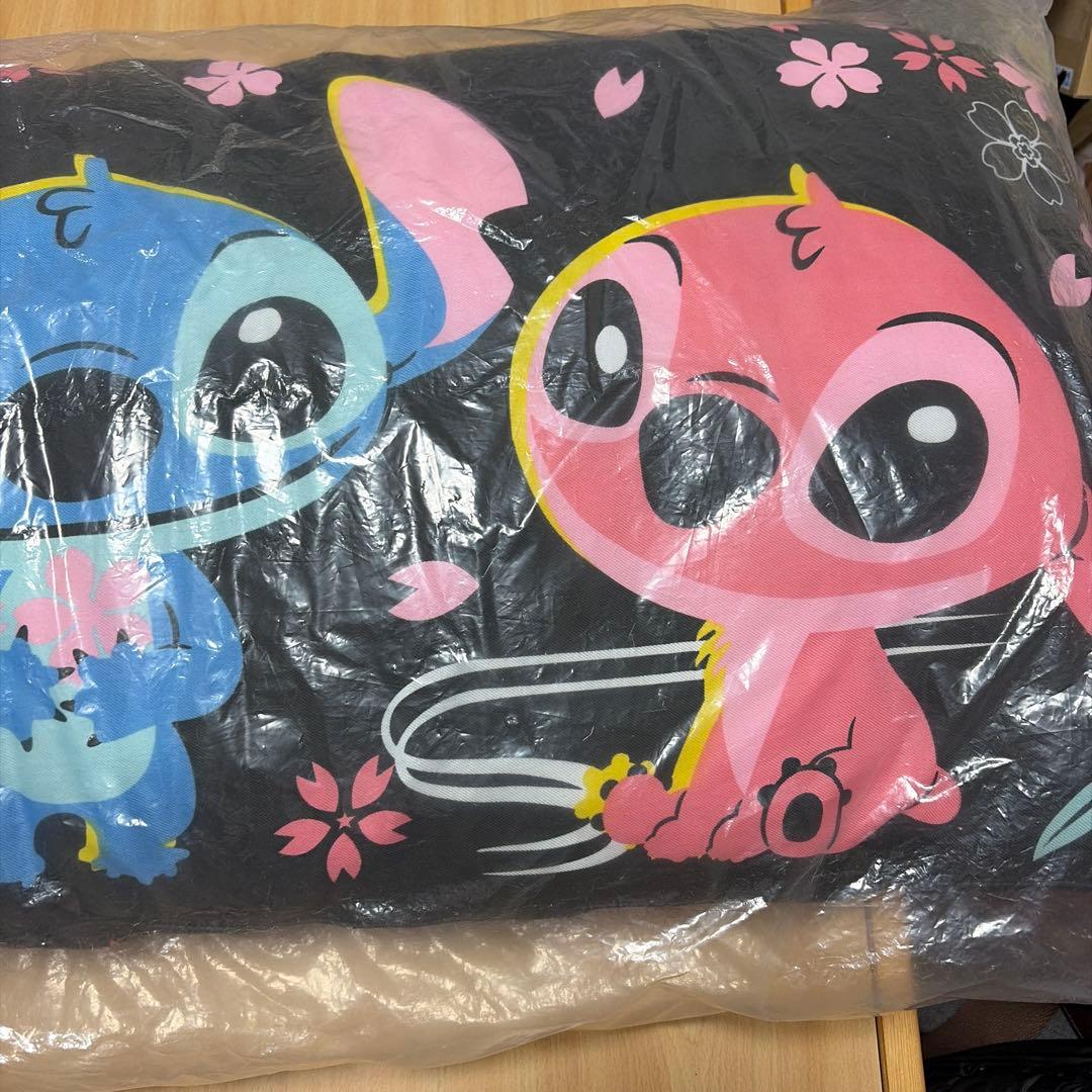 Disney スティッチ クッション ハート型クッション ロングピロー