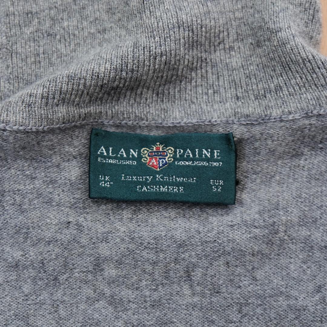 英国製 カシミヤ 100% Alan Paine アランペイン ニット セーター