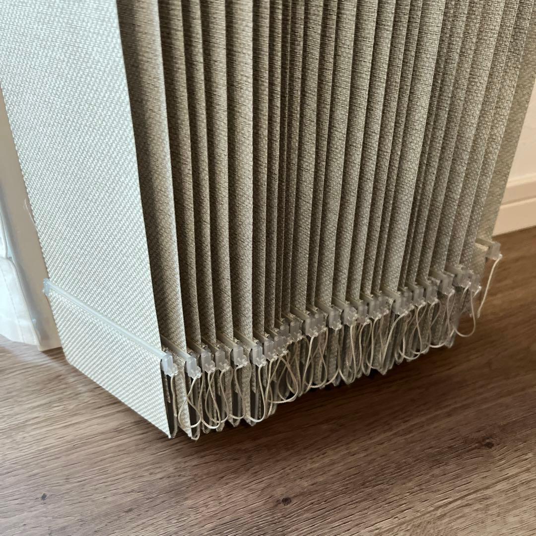 タチカワブラインド 縦型ブラインド 25枚 遮光 ラインドレープ235×220