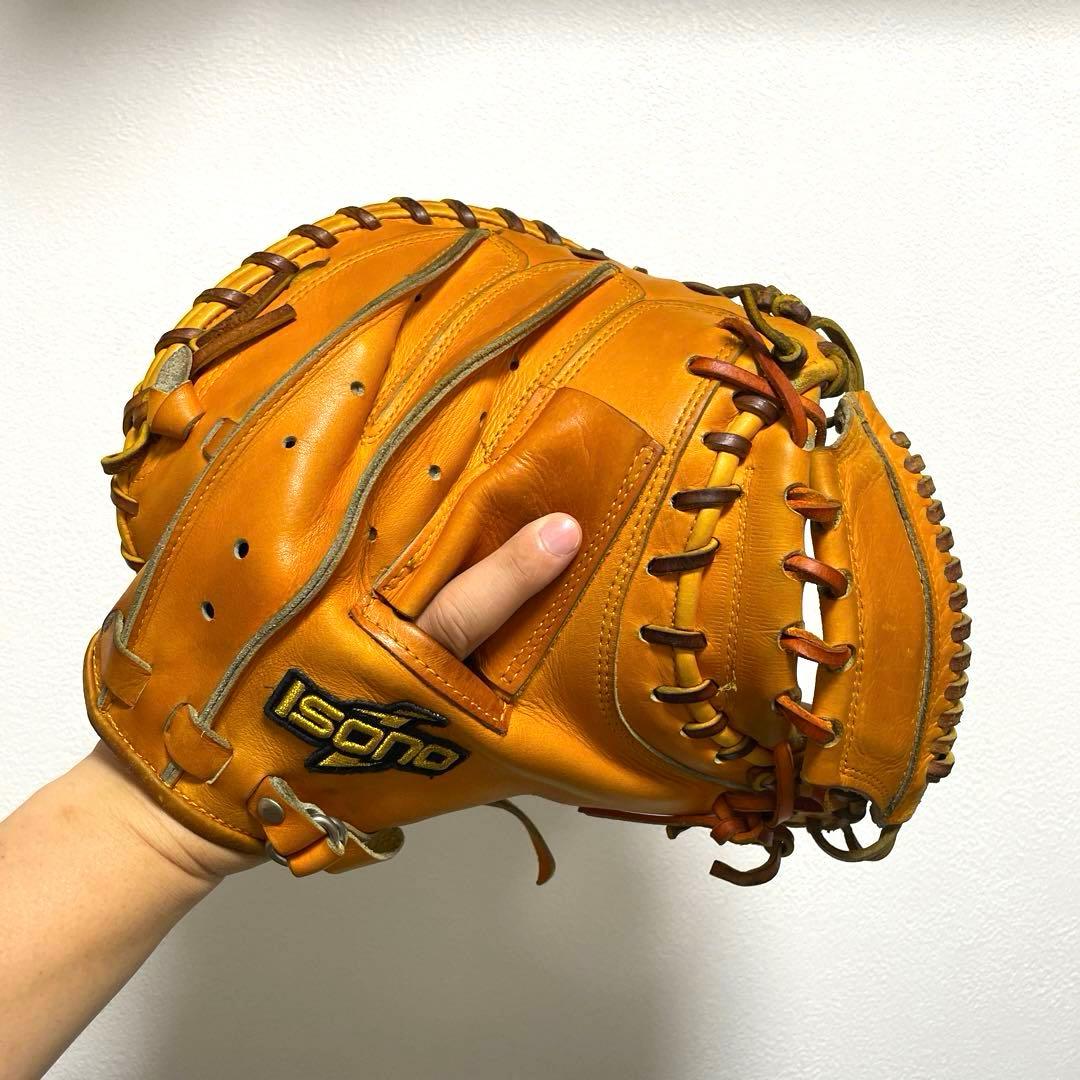 イソノ エリート 型抜群 即戦力 硬式 キャッチャーミット - メルカリ
