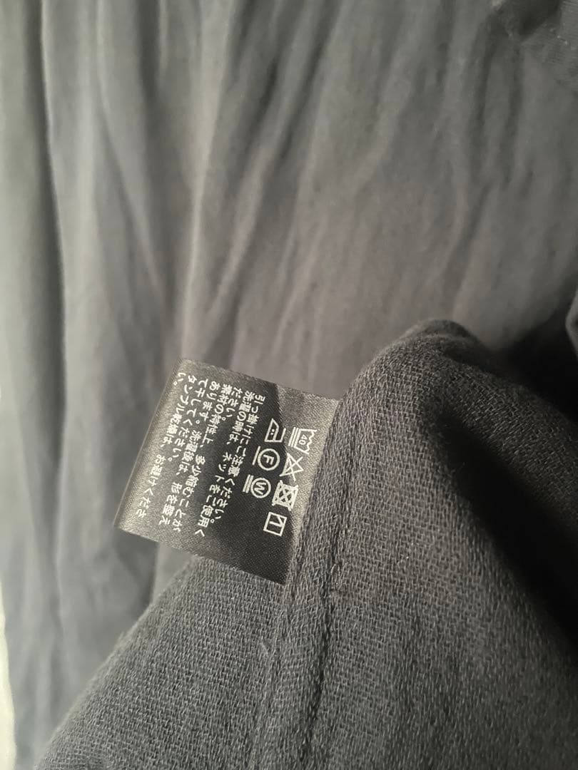 PABLO VINCI Back patch shirt L ゲリラシャツ 黒 - メルカリ