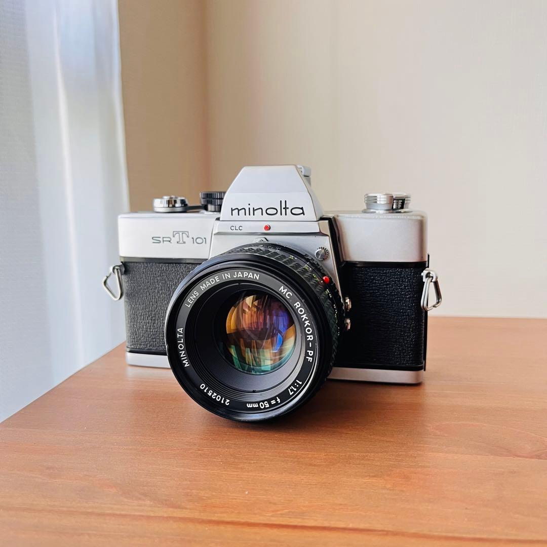 完動品】MINOLTA SRT101 & ROKKOR 50mm f1.7 - メルカリ