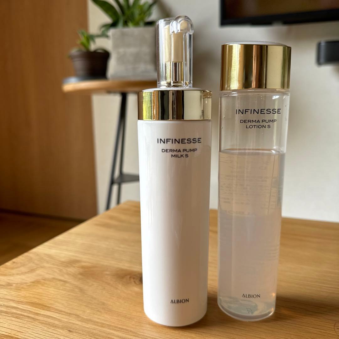 ALBIONダーマパンプローション＆ミルクセット化粧水＆乳液