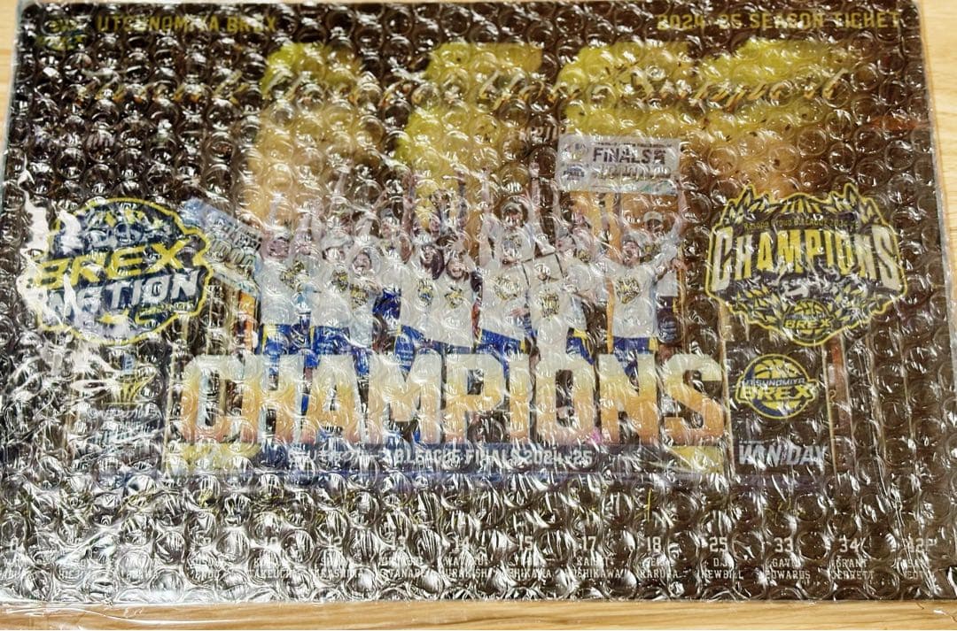 再値下げ【未開封】宇都宮ブレックス 優勝 アクリルスタンド 2024-25非売品