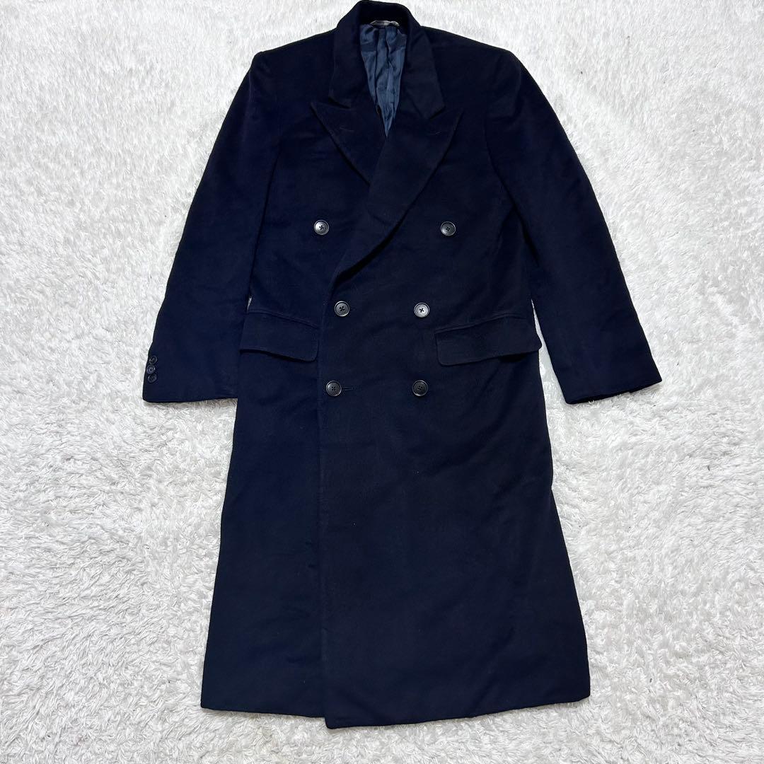 極美品✨エルメネジルド ゼニア ピュアカシミヤ100% チェスターコート ロング ラッピング無料】Ermenegildo Zegna ゼニアコート カシミヤ100