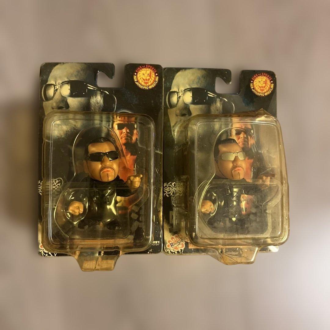 新日本　プロレス　蝶野正洋　hao フィギュア 黒 シルバー セット激レア893 新日本 プロレス 蝶野正洋 hao フィギュア 黒 シルバー セット激レア