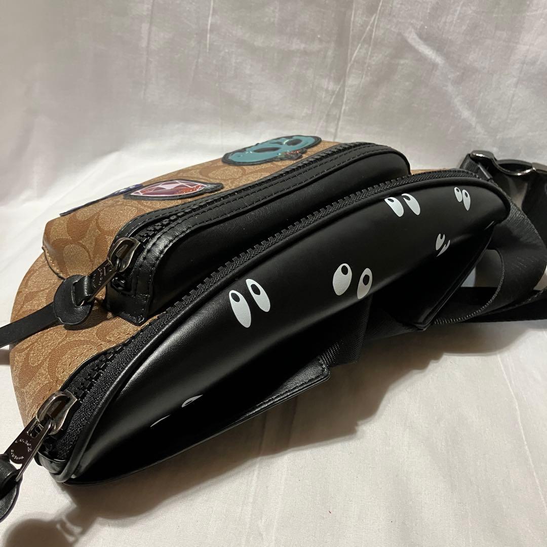 COACH × Disney 白雪姫 ウエストバッグ F72952 中古