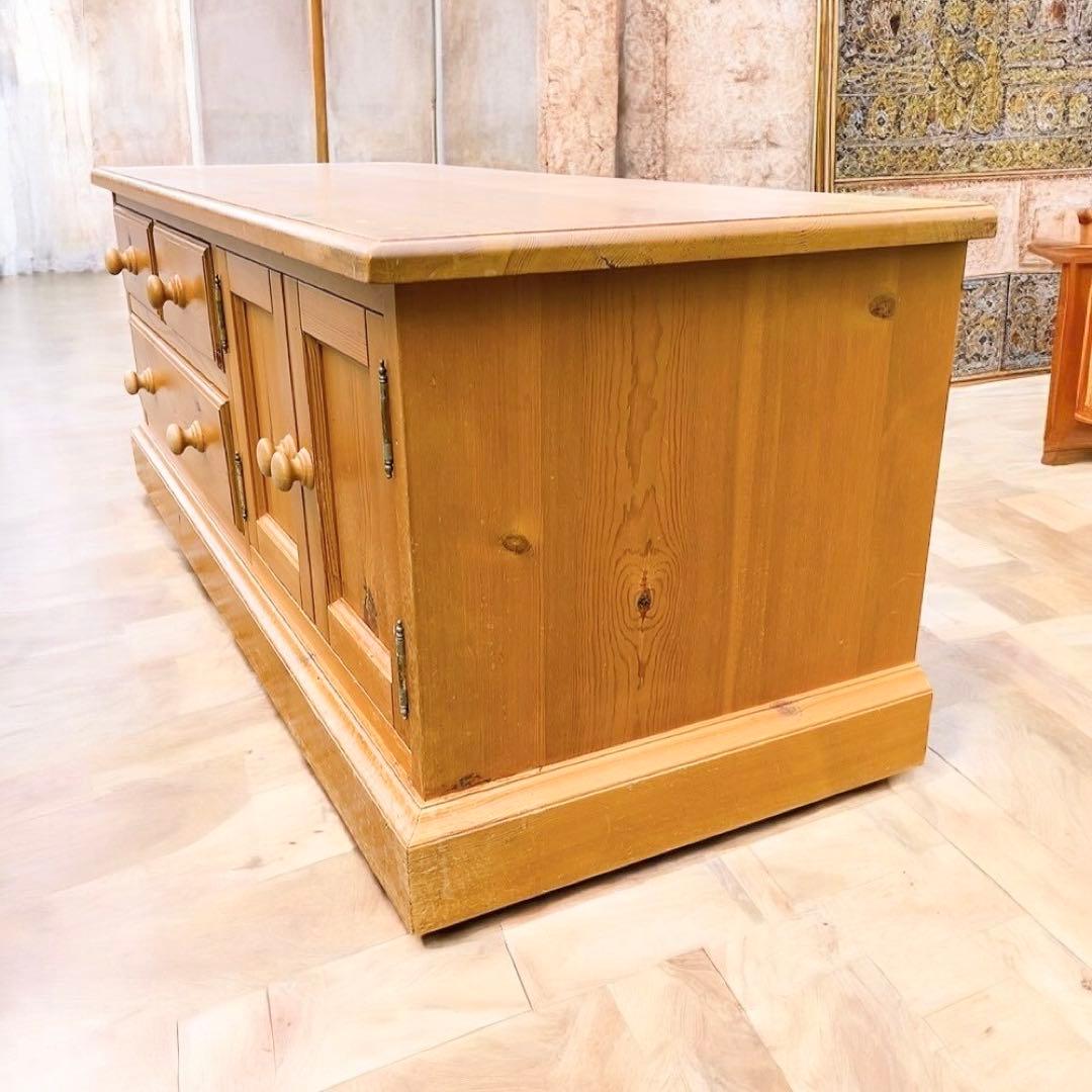 ペニーワイズ家具 パイン無垢材 ローチェスト テレビ台 - メルカリ