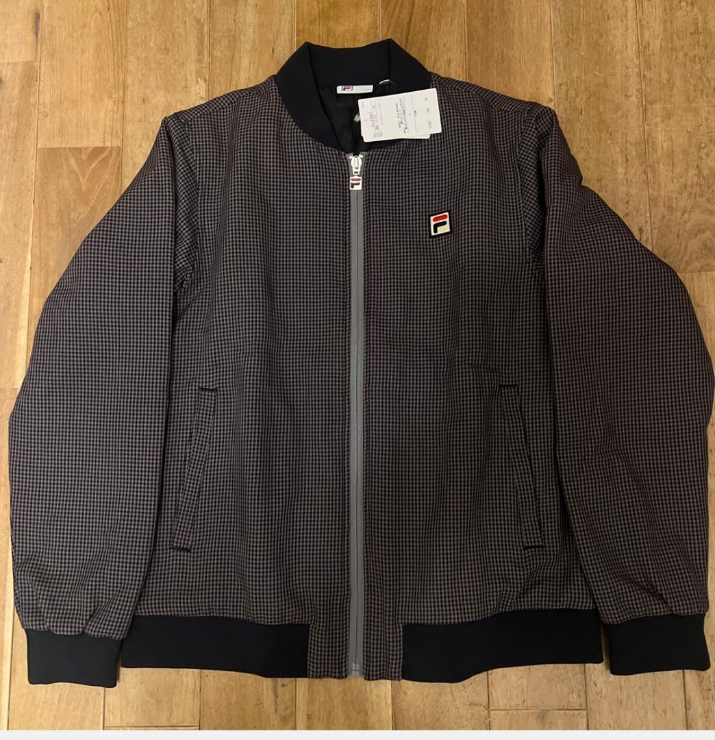 未使用品 フィラ テニスウェア フルジップジャケット M ブラック VL2967