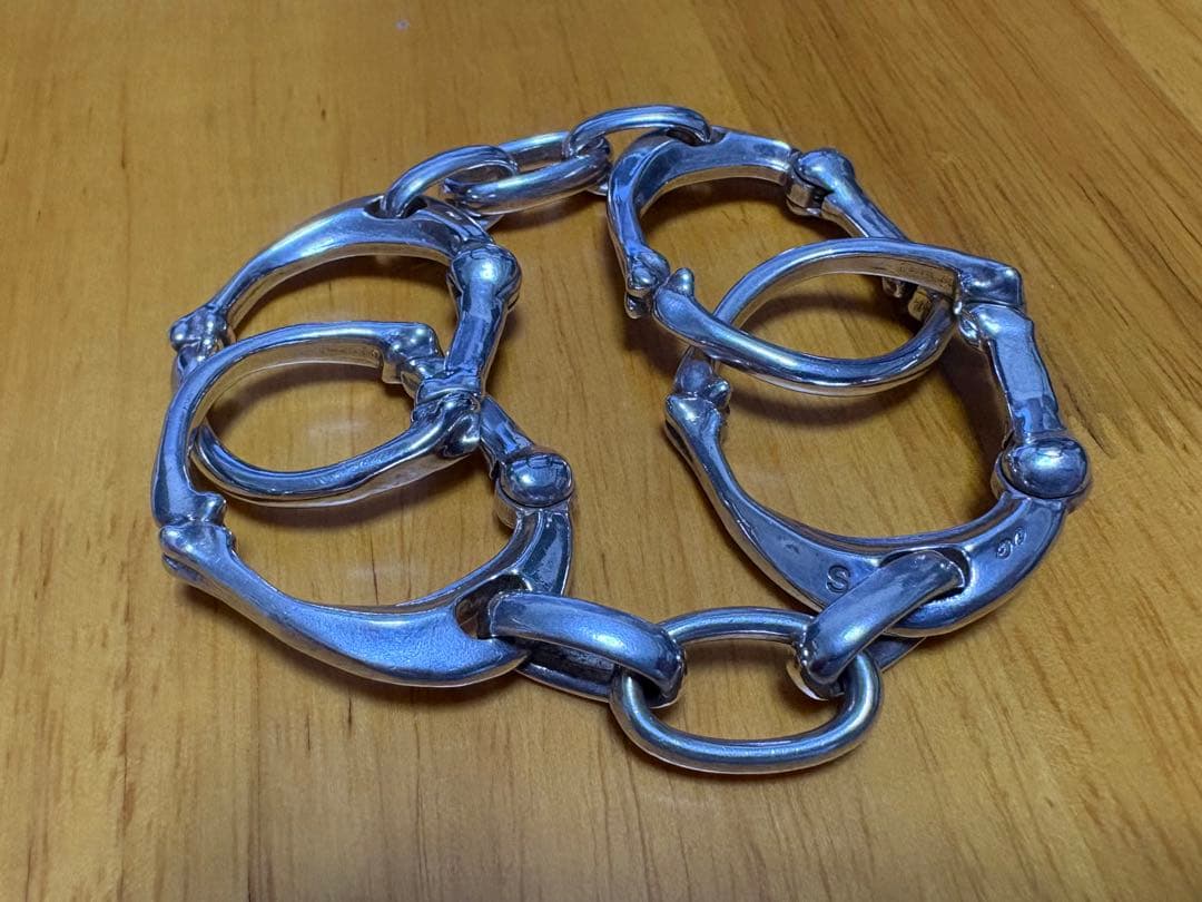 アクセサリー bone shaped carabiner bracelet.-L- TAKAHIROMIYASHITATheSoloist. bone shaped carabiner bracelet.-L