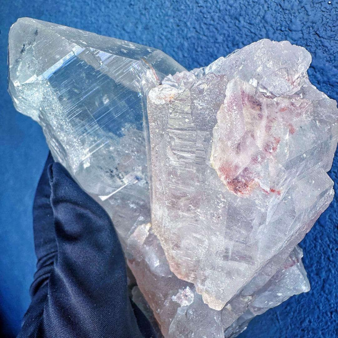 別格高級品 ❗️巨大❗️超強いパワー虹入り☆ヒマラヤ水晶パワーストーン浄化A1455