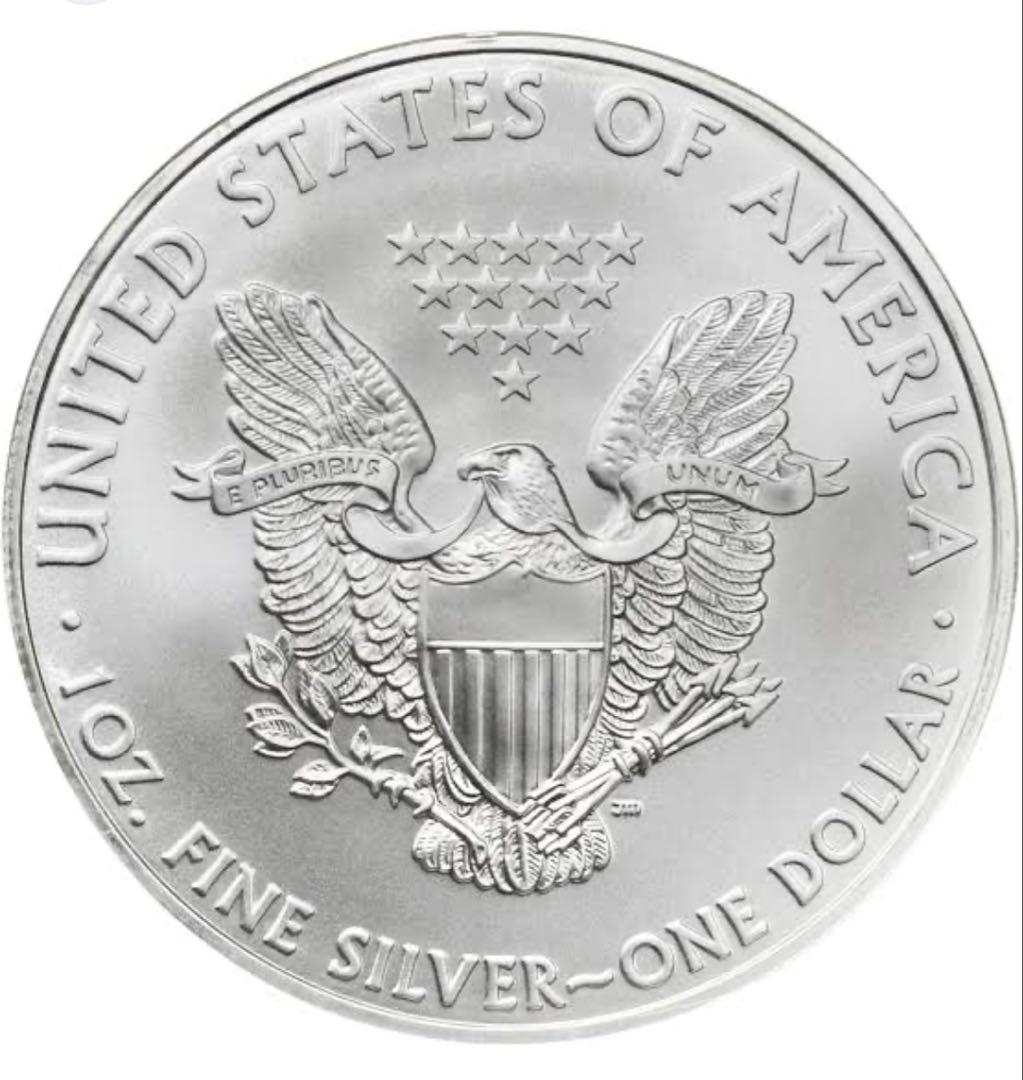 2014年 アメリカ シルバーイーグル 1oz 純銀コイン - メルカリ