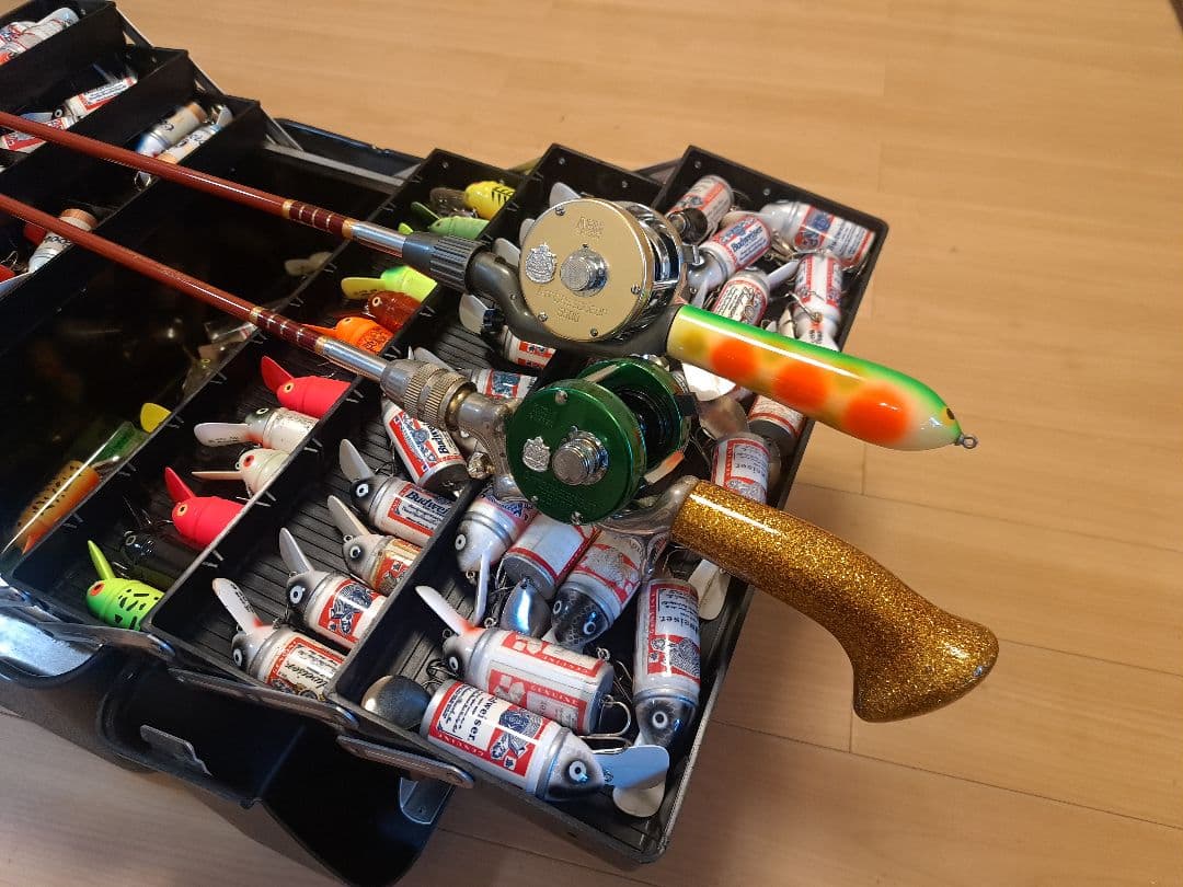 一点物 ザウルス バルサ50 ビッグラッシュそっくりグリップ アブ 道楽