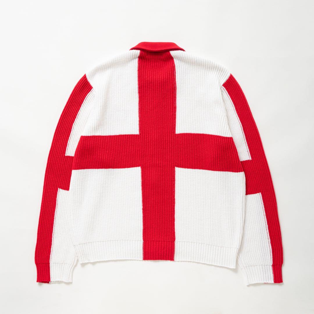 TTT MSW Zip up knit polo（RED） M - メルカリ