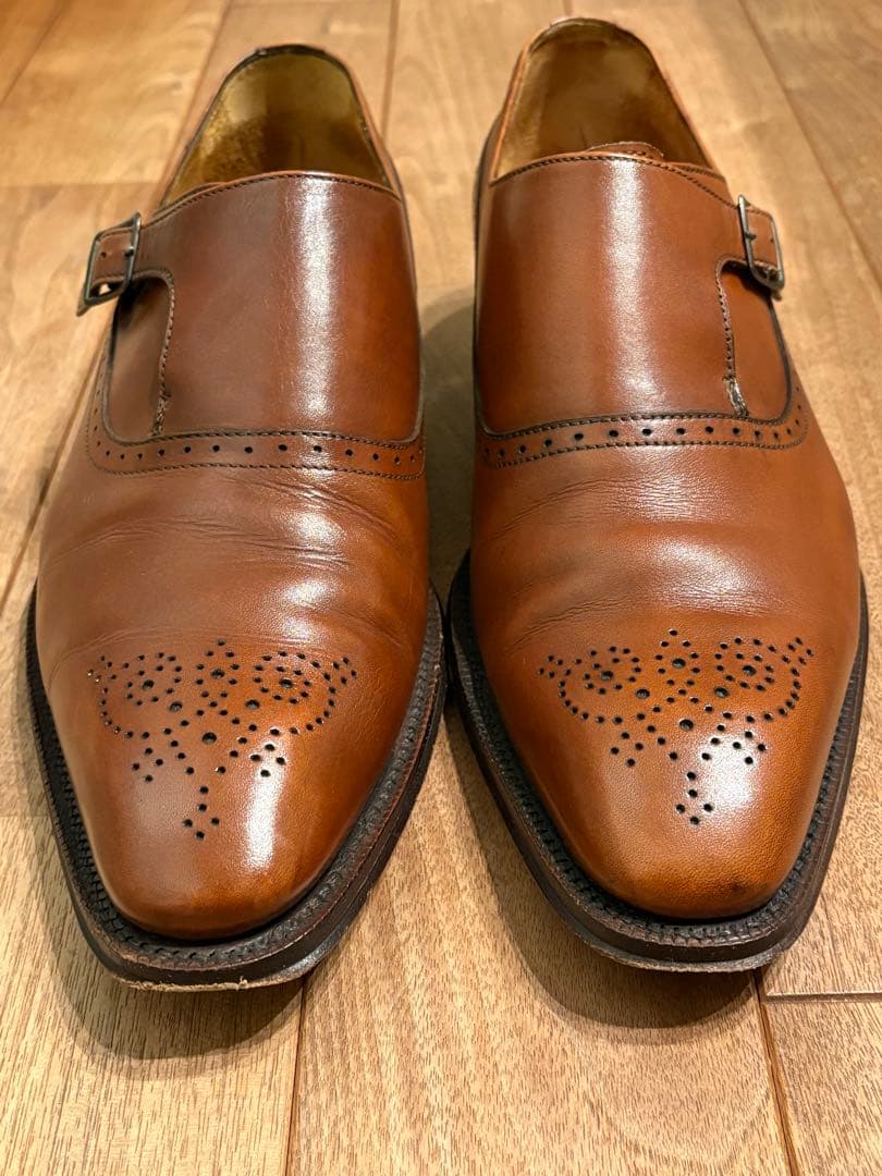 ジャランスリワヤ 革靴 メダリオン プレーントゥ ブラウン 25cm - メルカリ