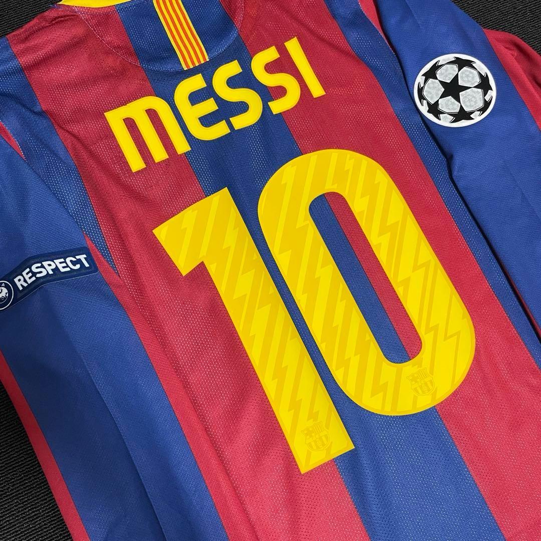 【正規品　選手支給モデル】メッシ　バルセロナユニフォーム　10/11　タグつき 正規品 選手支給モデル】メッシ バルセロナユニフォーム 10/11 タグ