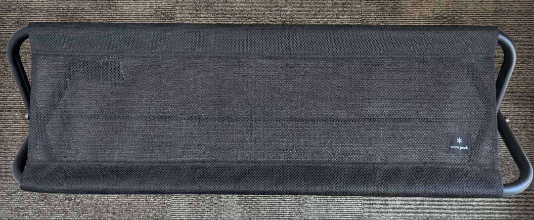 スノーピーク　メッシュFDベンチ ブラック LV-071M-BK 楽天市場】【スノーピーク 公式】【永久保証付】snowpeak チェア