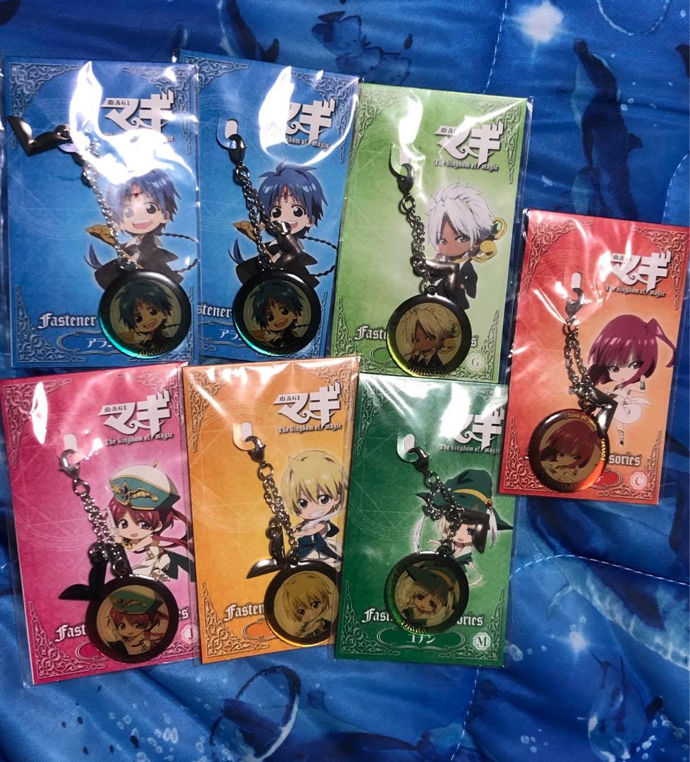 激レア　マギ　ファスナー　6種セット　キーホルダー 激レア マギ ファスナー 6種セット キーホルダー