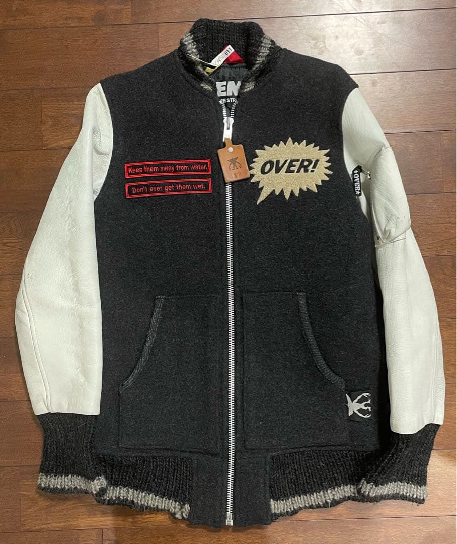 OVER THE STRIPES スタジャン オーバーザストライプス グレムリン
