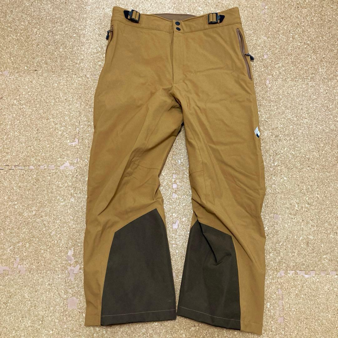 【美品】モンベル mont-bell モンベル パウダーホップM-Sメンズ茶 パウダーホップ パンツ Men's｜モンベル