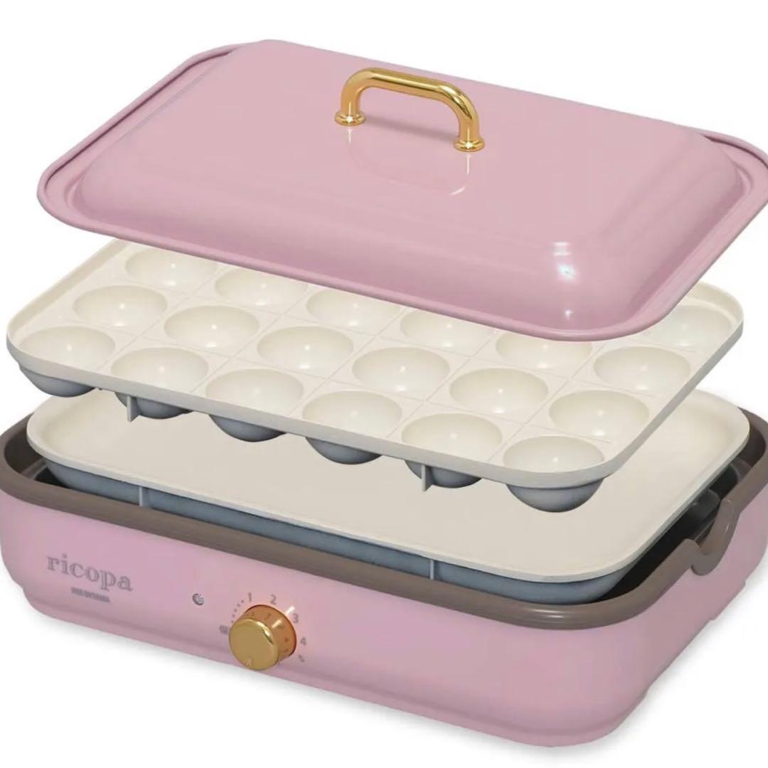 アイリスオーヤマ ホットプレート ricopa アイリッシュピンク アイリスオーヤマ、「ricopa」シリーズのミニホットプレート「MHP-R102