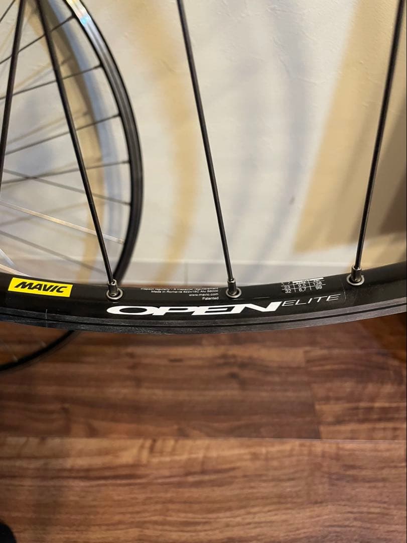 mavicリム×njsハブ ホイール 前後セット