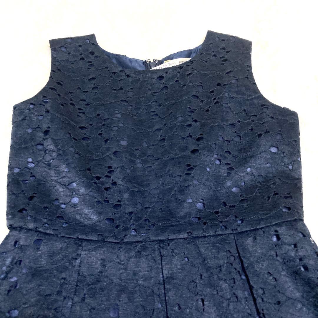 極美品✨ポンポネットジュニア 総レースワンピース ボレロカーディガン