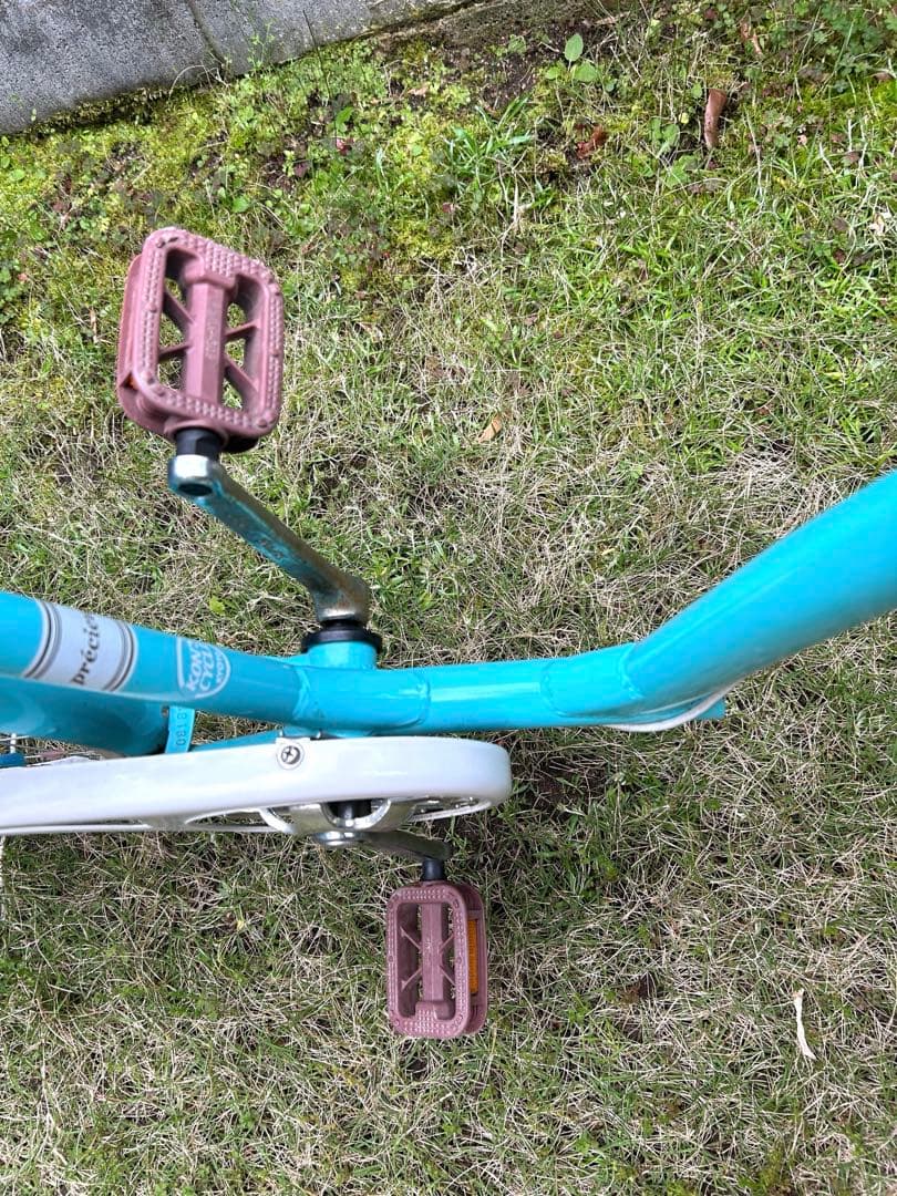 子供用自転車 24インチ（6段変速付き） アクアブルー ハートデコ