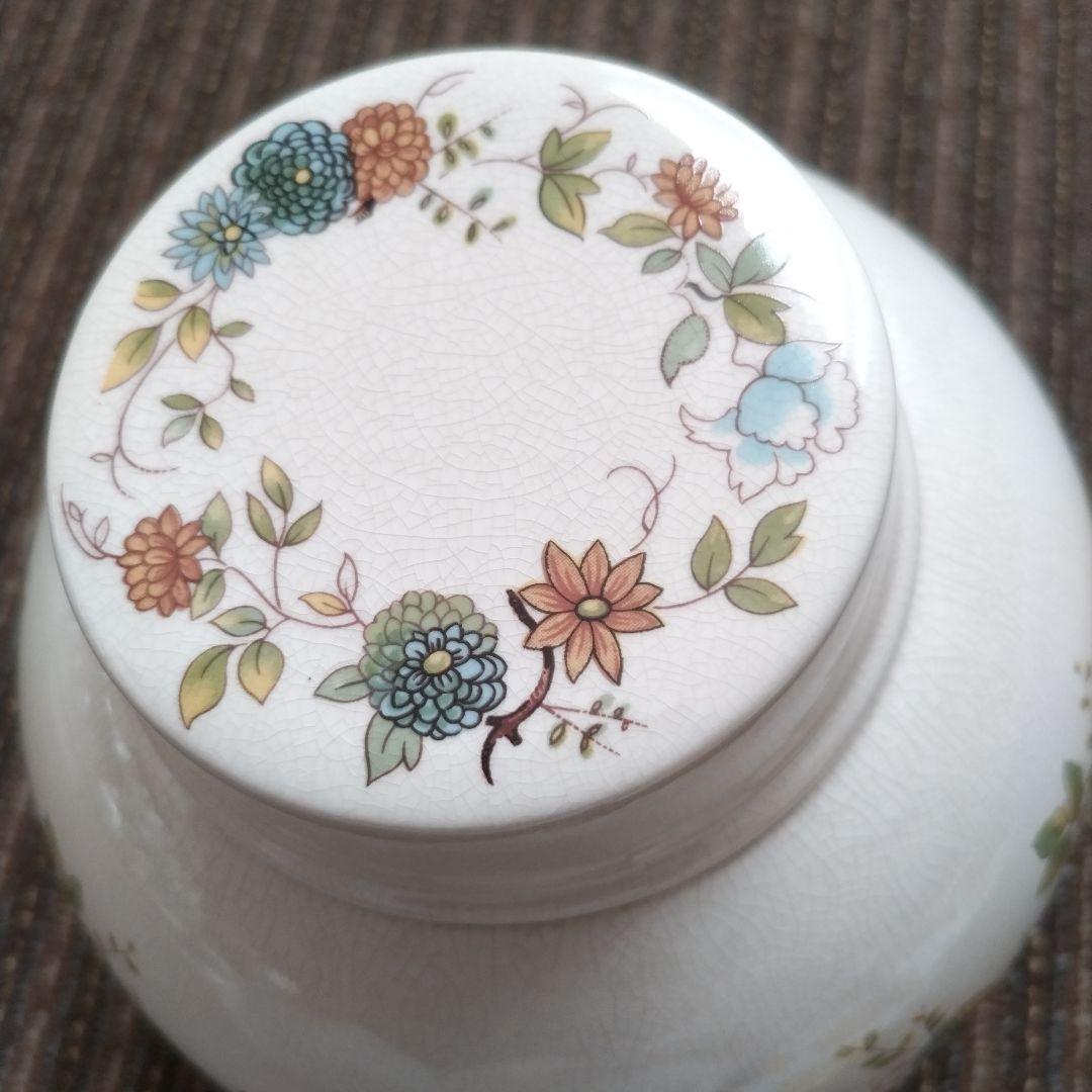 メイソンズ 花鳥文様 大型ティーキャニスター／クッキージャー